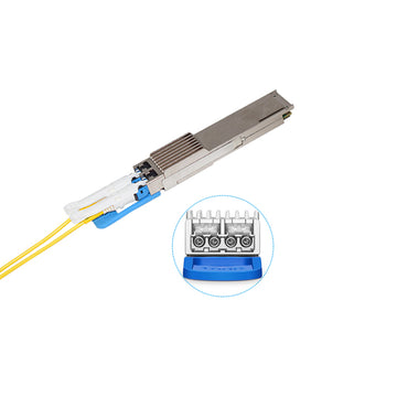 100G DWDM QSFP28 PAM4 80km DOM Duplex CS SMF Transceiver Module